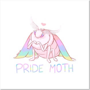 Pride Moth Posters and Art